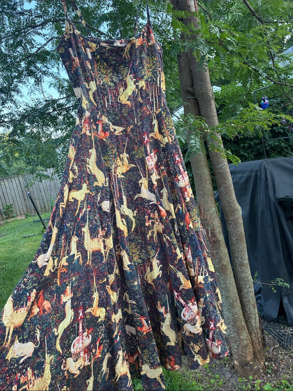 Sold Out Samatha Pleet Daydream Midnight Tapestry Dress 6